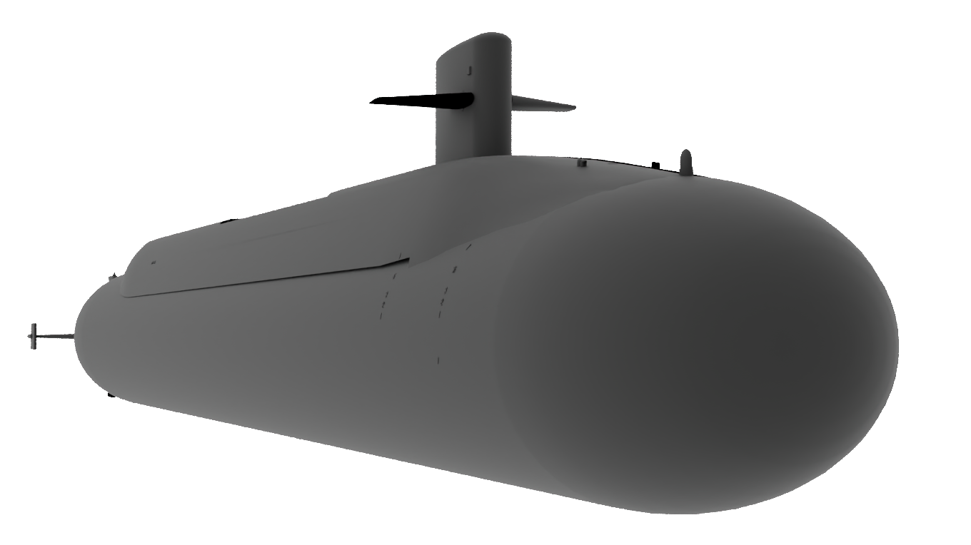 Ohio Class Submarine - 3D Model